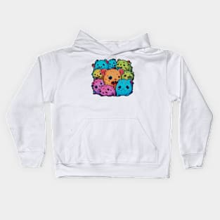 Wombie Zombats - Colorful And Playful Graphic Kids Hoodie